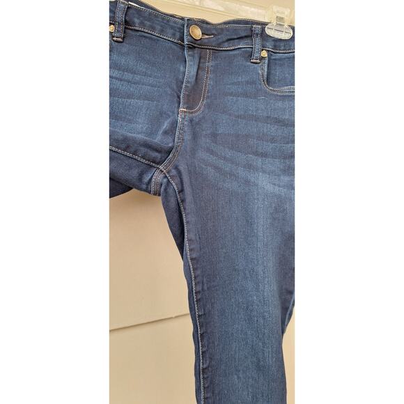 KUT from the Kloth MIA Toothpick Skinny Blue Jeans Cotton Lyocel Poly Spandex 10 - Picture 7 of 10